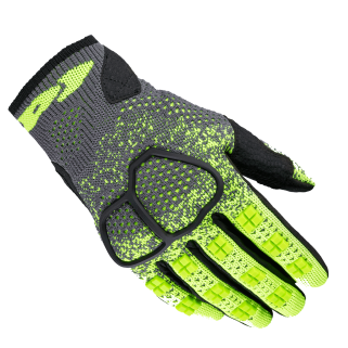 Текстилни мото ръкавици SPIDI CROSS KNIT YELLOW FLUO