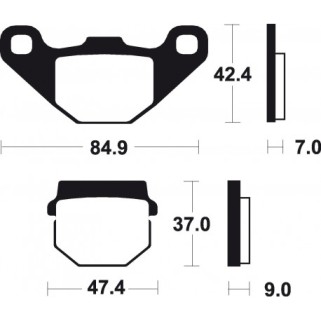 Оригинални накладки BREMBO 07KA0717