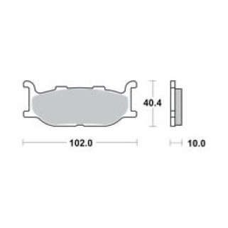 Оригинални накладки BREMBO 07YA2709