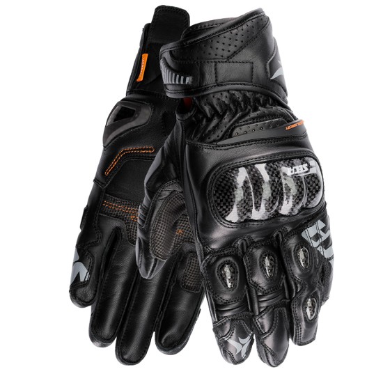 Кожени мото ръкавици SECA TRACKDAY SHORT BLACK Кожени мото ръкавици SECA TRACKDAY SHORT BLACK