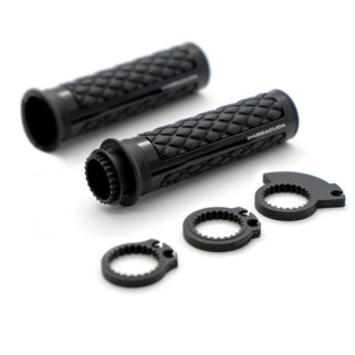 Мото ръкохватки Barracuda Classic Black Silver Grips