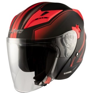 Каска за скутер A-Pro YORK MATT RED