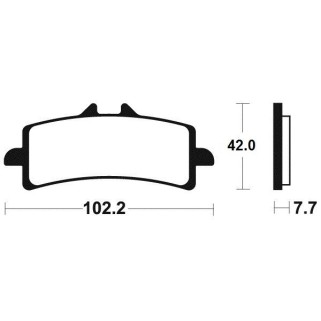 Спортни накладки BREMBO 07BB37RC