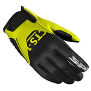Текстилни мото ръкавици SPIDI CTS-1 BLACK-NEON YELLOW
