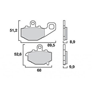 Оригинални накладки BREMBO 07KA1617