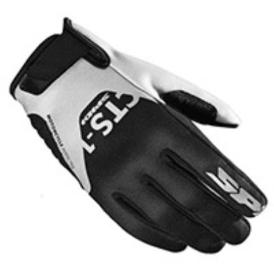 Текстилни мото ръкавици SPIDI CTS-1 BLACK-WHITE