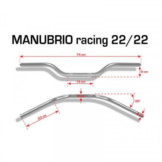 Кормило BARRACUDA Handelbar Racing Gold