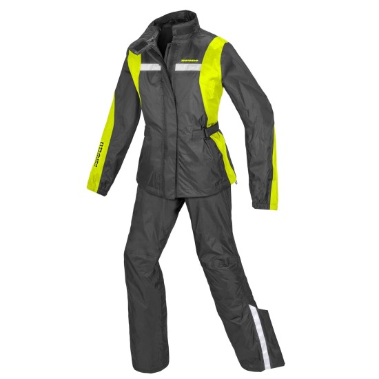 Дамски комплект дъждобран SPIDI TOURING RAIN KIT Yellow fluo
