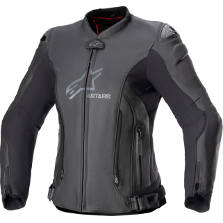 Дамско кожено яке ALPINESTARS Stella GP Plus R v4 черно