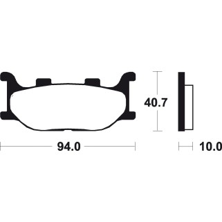 Накладки BREMBO 07YA34SA