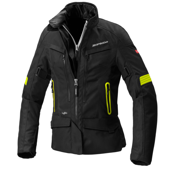 Дамско туристическо яке SPIDI VOYAGER 4 H2Out YELLOW FLUO