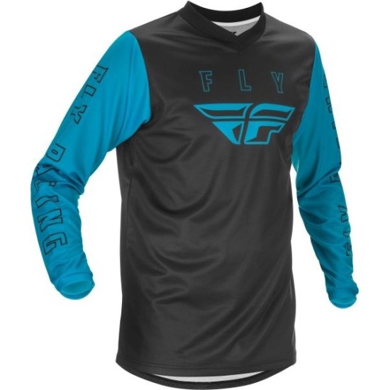 Джърси FLY RACING F-16 2.0-BLACK-BLUE Джърси FLY RACING F-16 2.0-BLACK-BLUE