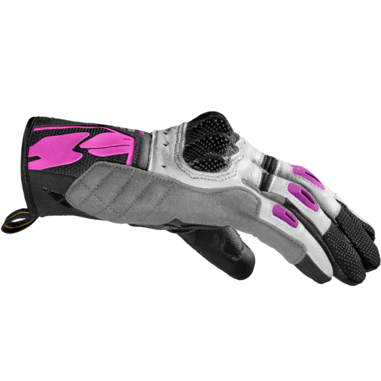Дамски мото ръкавици SPIDI G-CARBON Black/Fuchsia