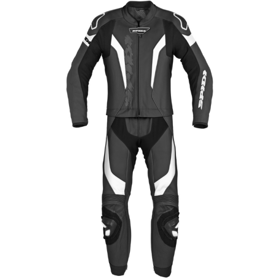 Кожен мото екип SPIDI LASER TOURING White/Black 2PC