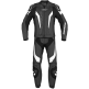 Кожен мото екип SPIDI LASER TOURING White/Black 2PC