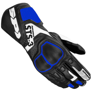 Кожени мото ръкавици SPIDI STS-3 Black Blue