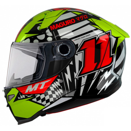 Каска MT REVENGE 2 S SERGIO GARCIA A3 FLUOR 2 GLOSS