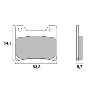Оригинални накладки BREMBO 07YA1107