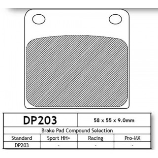 DP203 Накладки - DP Brakes