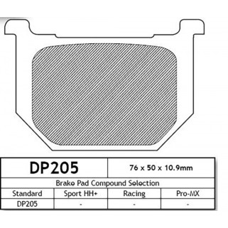 DP205 Накладки - DP Brakes