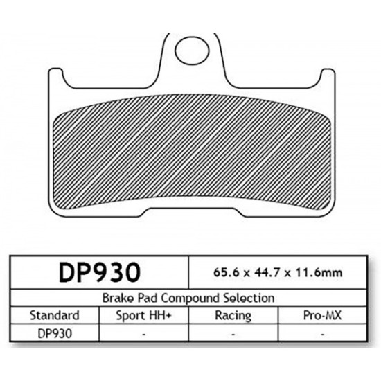 DP930 Накладки - DP Brakes DP930 Накладки - DP Brakes