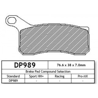 DP989 Накладки - DP Brakes