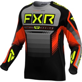 Джърси FXR Clutch Pro MX 24 Grey Nuke Hi Vis