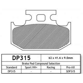 DP315 Накладки - DP Brakes