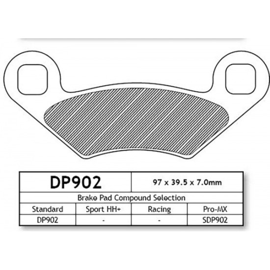 DP902 Накладки - DP Brakes DP902 Накладки - DP Brakes