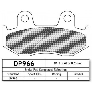 DP966 Накладки - DP Brakes