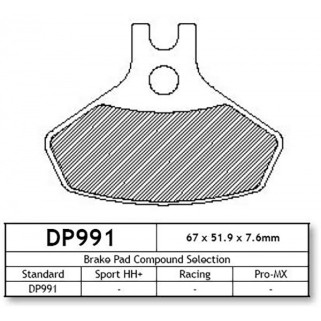 DP991 Накладки - DP Brakes