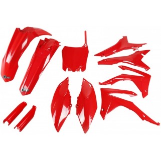 Комплект пластмаси UFO за Honda CRF250R 14-17, CRF450R 13-16 Червен