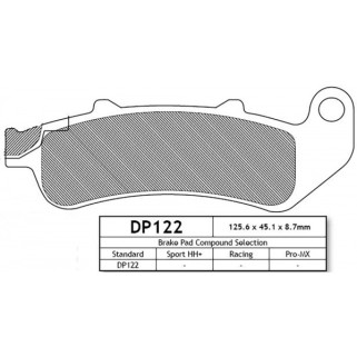 DP122 Накладки - DP Brakes