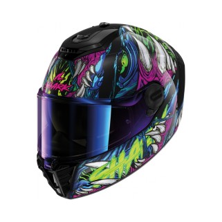 Каска Shark Spartan RS Shaytan Black Green Purple