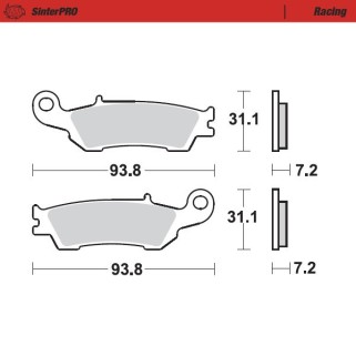 Накладки Moto-Master предни Yamaha YZ/YZ-F 08-22, WRF 17-22