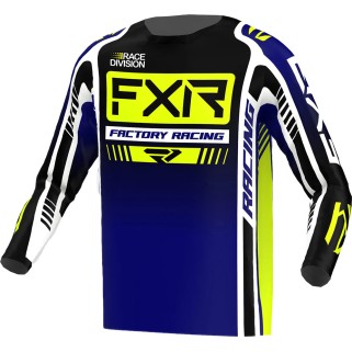 Джърси FXR Clutch Pro MX23 Midnight Hi Vis White