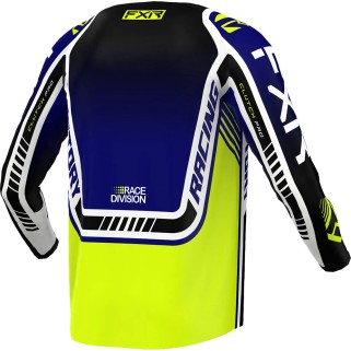 Джърси FXR Clutch Pro MX23 Midnight Hi Vis White
