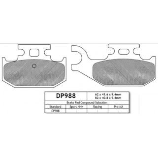 DP988 Накладки - DP Brakes