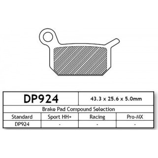 DP924 Накладки - DP Brakes