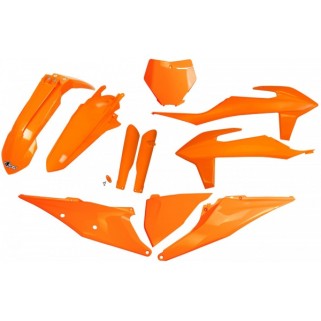 Комплект пластмаси UFO за KTM SX, SX-F 19-22 Оранжев