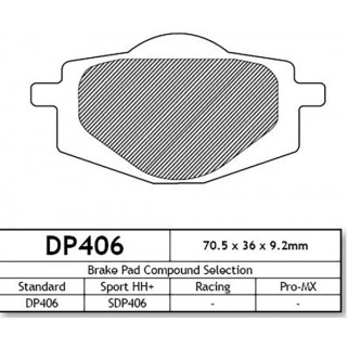 DP406 Накладки - DP Brakes