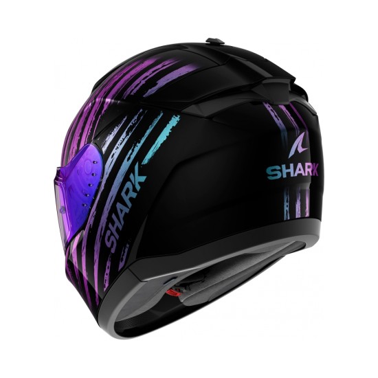Каска Shark Ridill 2 Assya Black Blue Purple