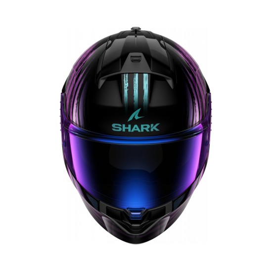 Каска Shark Ridill 2 Assya Black Blue Purple