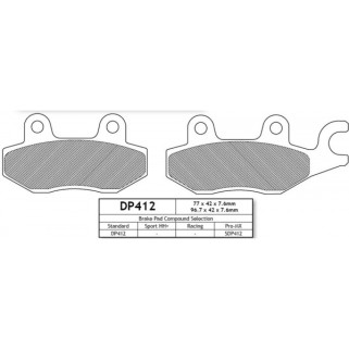 DP412 Накладки - DP Brakes