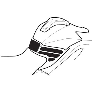 Протектори за резервоар Puig за BMW S1000XR 15-21 3715C Carbon